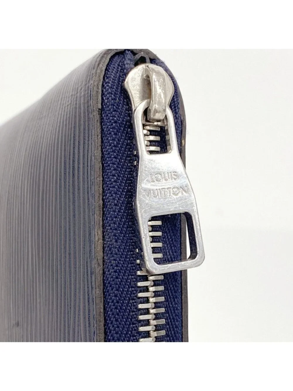 Louis Vuitton Wallet Epi Zippy Vertical Blue Marine